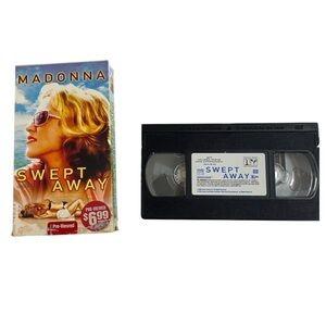 Columbia Tristar Swept Away VHS Tape 2002